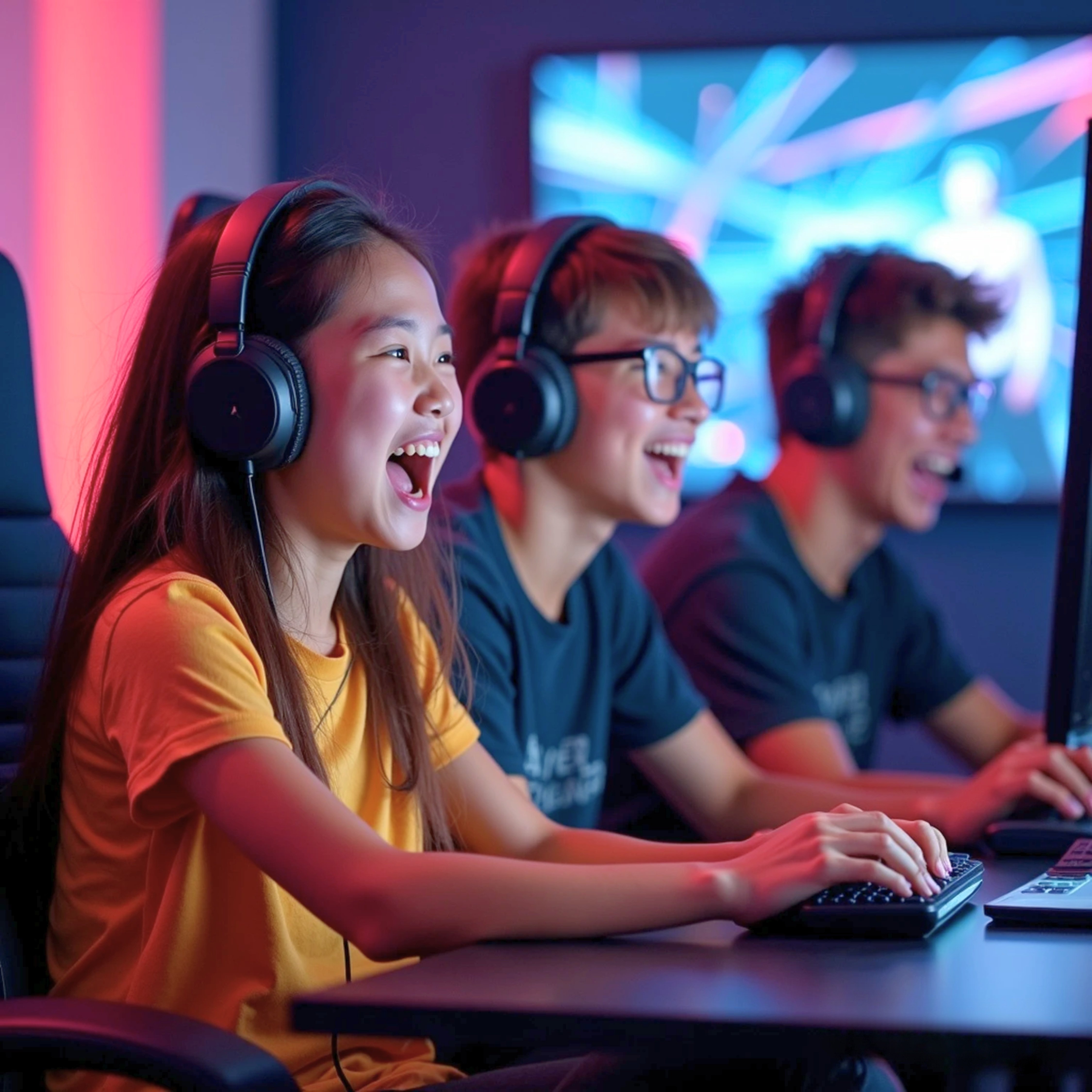 Leerlingen in Edugamewijs setting