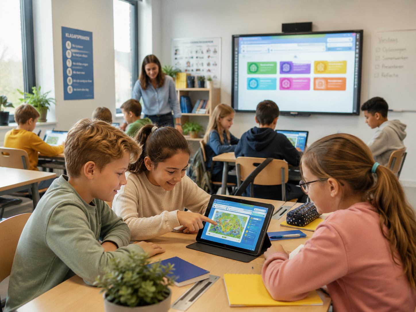 Mix van jongere en oudere leerlingen in de klas